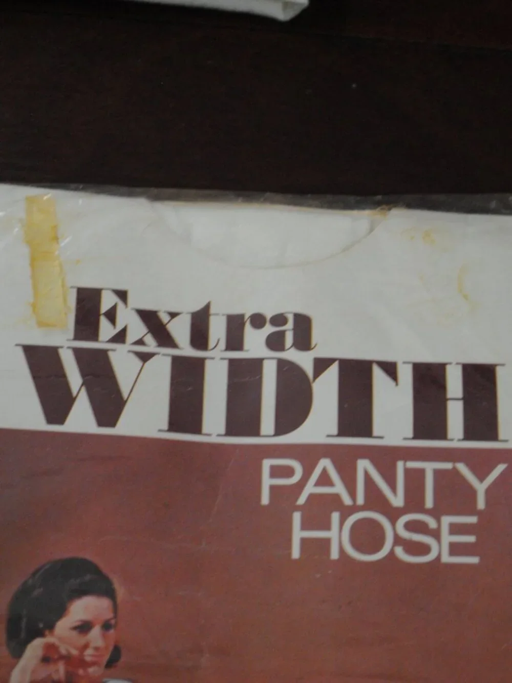 Vintage Extra Width White Panty Hose Plus Size 2X 1960s-70s Sealed NOS